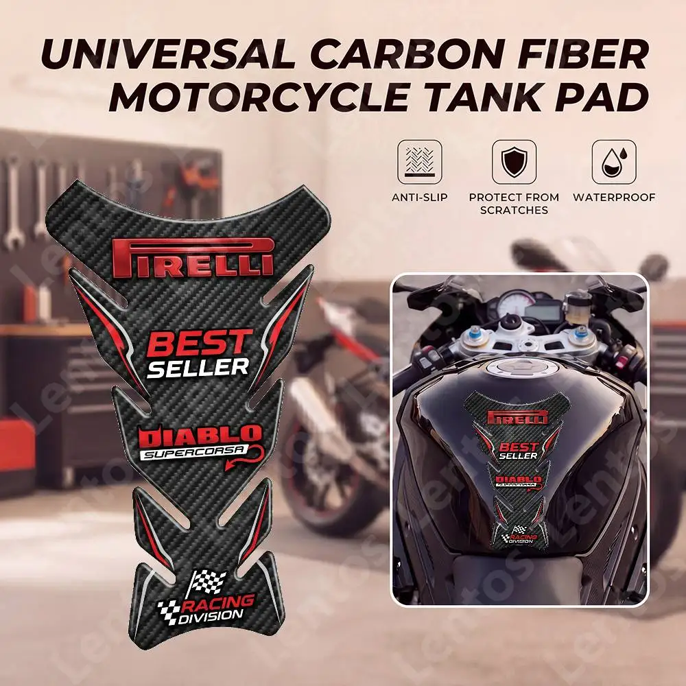For PIRELLI Universal Motorbike Fish Bone Tank Pad Decor Stickers Accessories
For PIRELLI Universal Motorbike Fish Bone Tank Pad Decor Stickers Accessories