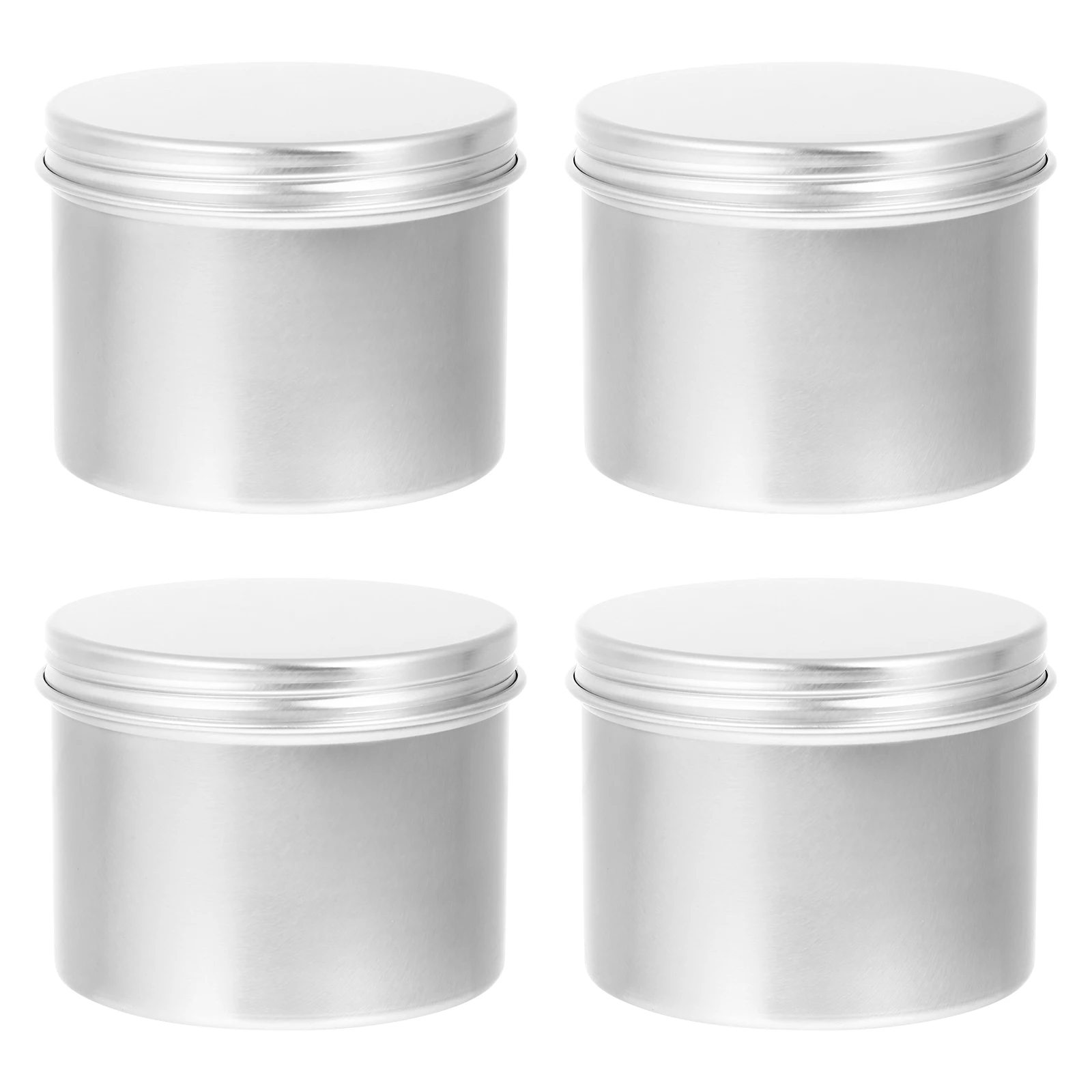 4 Pcs Storage Aluminum Box Small Container with Lid Jars Metal Tea Lids Tin Containers Diy
4 Pcs Storage Aluminum Box Small Container with Lid Jars Metal Tea Lids Tin Containers Diy