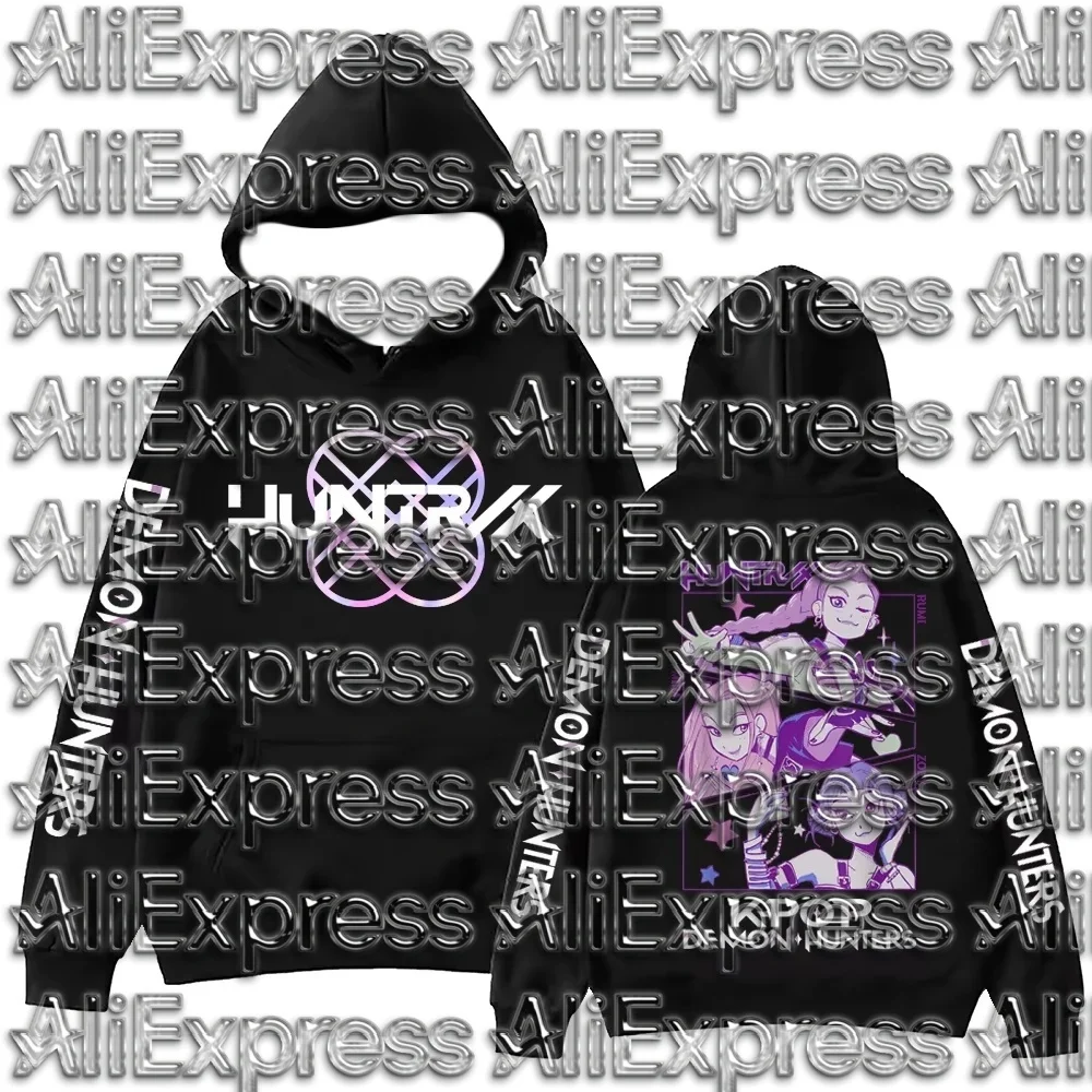 KPop Demon Hunters Huntrix Logo Hoodie Men's Loose Movie Print Hoodie Hot Selling Pattern Autumn/Winter Hoodie Men's Top
KPop Demon Hunters Huntrix Logo Hoodie Men's Loose Movie Print Hoodie Hot Selling Pattern Autumn/Winter Hoodie Men's Top