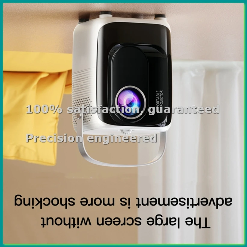 Мини-проектор S10 1080P, Bluetooth-совместимый портативный проектор на базе Android, 5G Wi-Fi, домашний кинотеатр, белый, EU PLUG-PZZW
Мини-проектор S10 1080P, Bluetooth-совместимый портативный проектор на базе Android, 5G Wi-Fi, домашний кинотеатр, белый, EU PLUG-PZZW