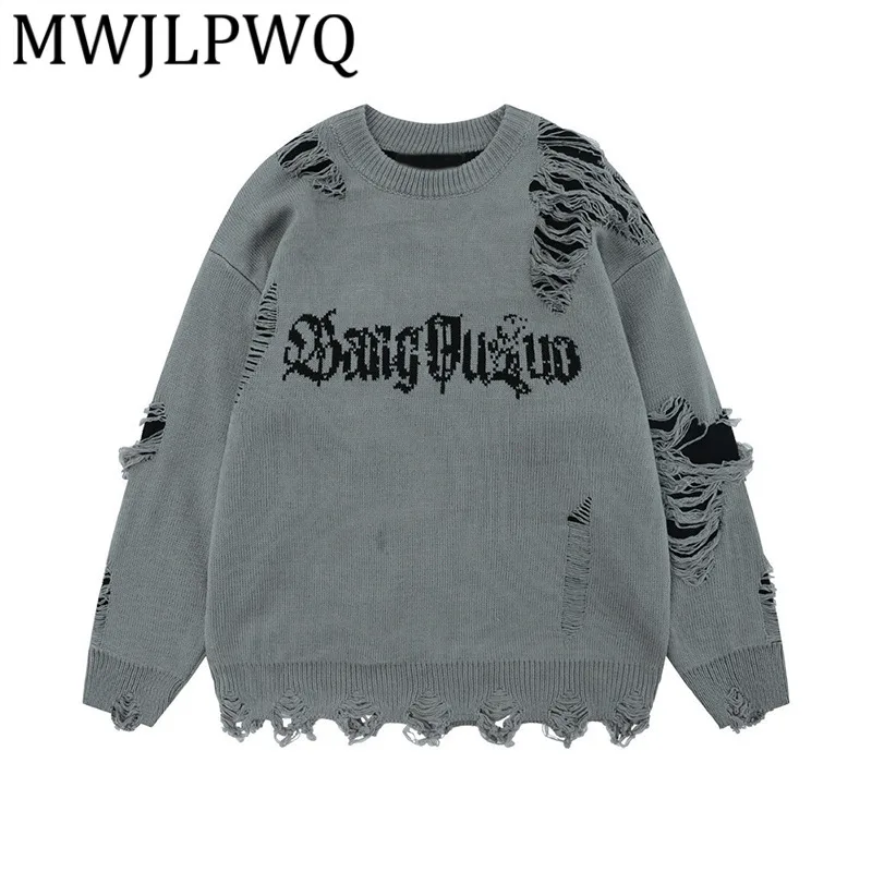 MWJLPWQ Trendy Lazy Crochet Hole Design Men's Sweater Round Neck Knitted High Street New Loose Long Sleeve Casual Pullover 12109
MWJLPWQ Trendy Lazy Crochet Hole Design Men's Sweater Round Neck Knitted High Street New Loose Long Sleeve Casual Pullover 12109