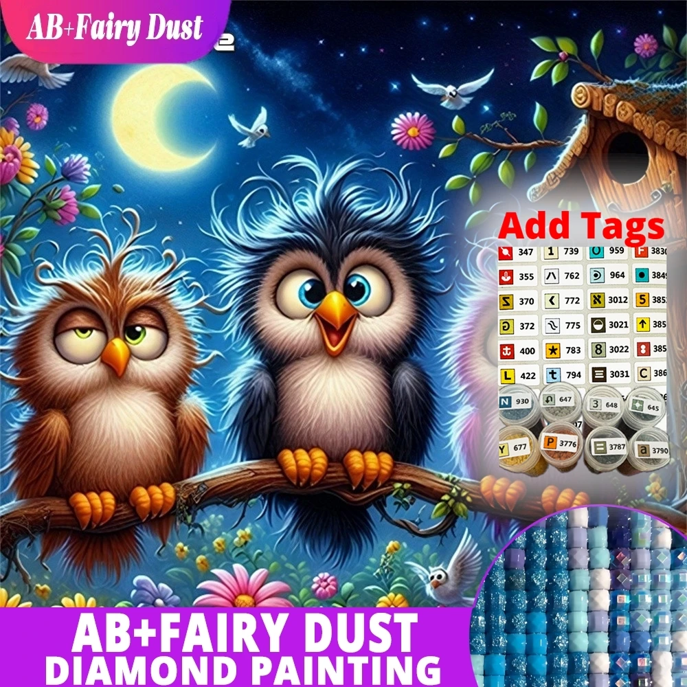 AB Fairy Dust DMC stickers Diamond Painting Bird Embroidery Animal Full Drill Square Embroidery Daisy Rhinestones Night Moon Hom
AB Fairy Dust DMC stickers Diamond Painting Bird Embroidery Animal Full Drill Square Embroidery Daisy Rhinestones Night Moon Hom