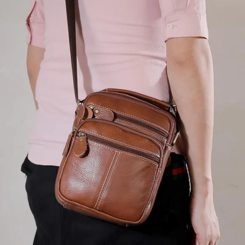 Casual genuine leather men's messenger bags small cowhide crossbody bag for men leather shoulder bags 2023
Casual genuine leather men's messenger bags small cowhide crossbody bag for men leather shoulder bags 2023