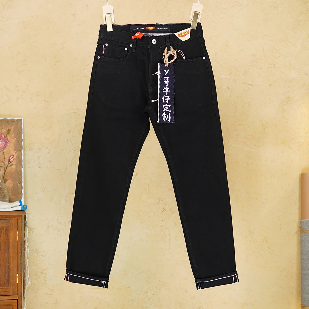 13oz Black Stretch Red White Selvedge Denim Jeans for Men 512 Slim Tapered Fit Flex Pants High Quality American Vintage 5KM
13oz Black Stretch Red White Selvedge Denim Jeans for Men 512 Slim Tapered Fit Flex Pants High Quality American Vintage 5KM
