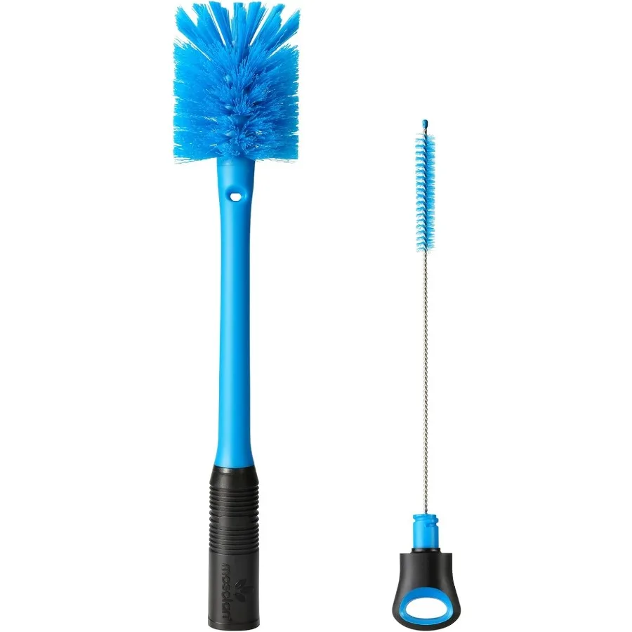 Щетка для бутылок с водой 2 в 1 и щетка для чистки соломинки Щетка-скраб с длинной ручкой со сменной головкой для бутылок с водой Стеклянная посуда Кружки 
Щетка для бутылок с водой 2 в 1 и щетка для чистки соломинки Щетка-скраб с длинной ручкой со сменной головкой для бутылок с водой Стеклянная посуда Кружки