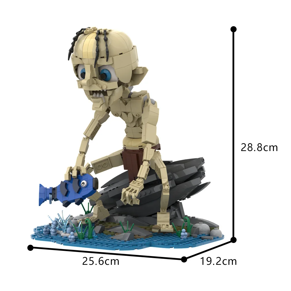 MOC Gollum - Кольца, фильм, строительные блоки, волшебный фильм, персонаж ужасов, фигурка, модель, кирпичи, детская игрушка, подарок, украшение для стола
MOC Gollum - Кольца, фильм, строительные блоки, волшебный фильм, персонаж ужасов, фигурка, модель, кирпичи, детская игрушка, подарок, украшение для стола