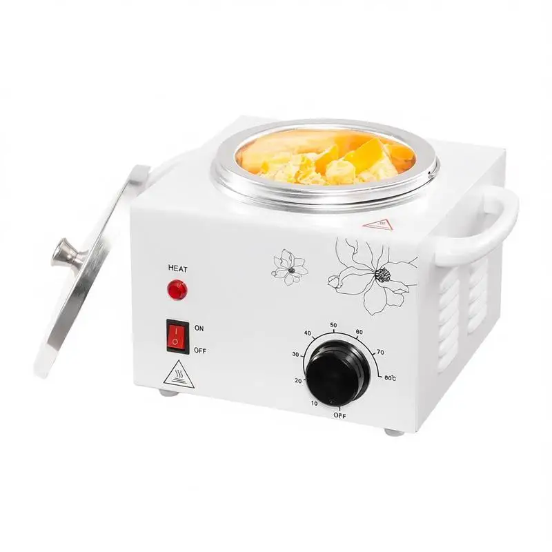 Paraffin Melting Pot 600ML For Home Use Beauty Salon Spa, 32-176℉ Adjustable Temperature Professional Depilatory Machine 100PCS Applicator Sticks included
Paraffin Melting Pot 600ML For Home Use Beauty Salon Spa, 32-176℉ Adjustable Temperature Professional Depilatory Machine 100PCS Applicator Sticks included