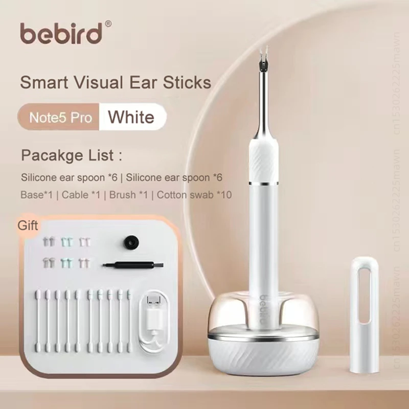Bebird Note5 Pro Ear Cleaner Smart Visual Ear Wax Sticks Endoscope Tweezers Earpick Mini Camera Otoscope Personal Health Care
Bebird Note5 Pro Ear Cleaner Smart Visual Ear Wax Sticks Endoscope Tweezers Earpick Mini Camera Otoscope Personal Health Care