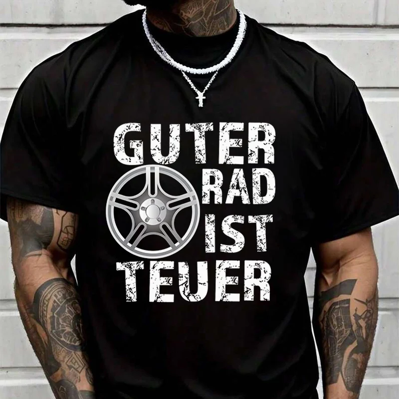 Men's And Women's T-shirt Guter Rad Ist Teuer Summer New Tee Short-sleeved Spring Autumn MotoTop
Men's And Women's T-shirt Guter Rad Ist Teuer Summer New Tee Short-sleeved Spring Autumn MotoTop