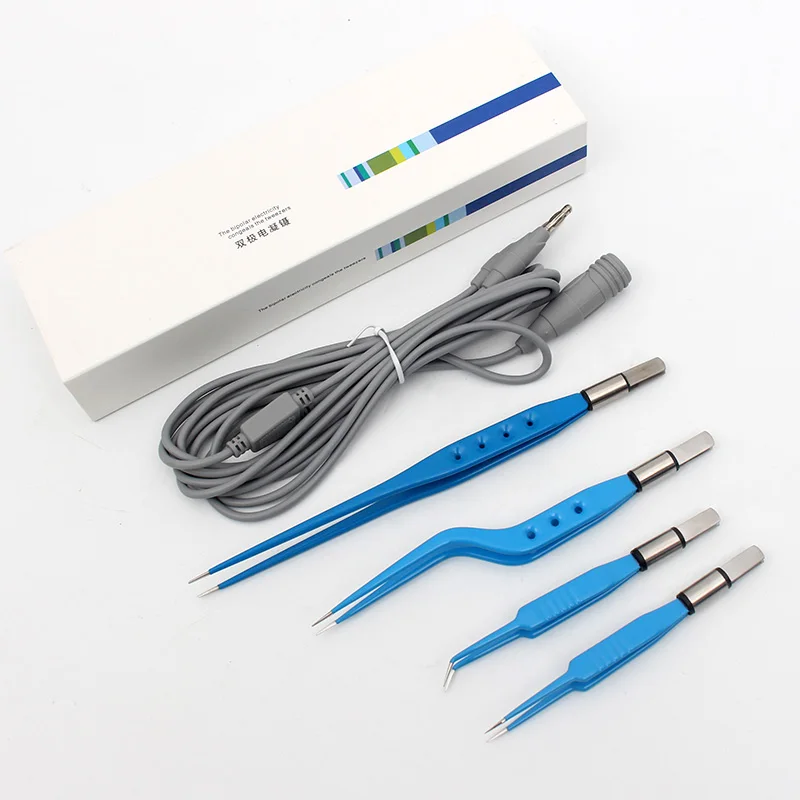 Bipolar coagulating tweezers electrocoagulating wire insert type high temperature and high pressure Electrocoagulation forceps
Bipolar coagulating tweezers electrocoagulating wire insert type high temperature and high pressure Electrocoagulation forceps