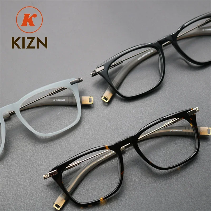 KIZN140-145 мм титановые очки для женщин, фотохромные линзы для близорукости, ацетатные очки, мужские медицинские очки Gafas, высококачественная оптическая оправа
KIZN140-145 мм титановые очки для женщин, фотохромные линзы для близорукости, ацетатные очки, мужские медицинские очки Gafas, высококачественная оптическая оправа