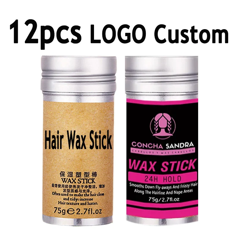 Professional Hair Wax Stick For Wig Personalized Logo Hair Pomade Stick Long Lasting Hair Styling Wax Stick For Flyaway 12Pcs
Professional Hair Wax Stick For Wig Personalized Logo Hair Pomade Stick Long Lasting Hair Styling Wax Stick For Flyaway 12Pcs