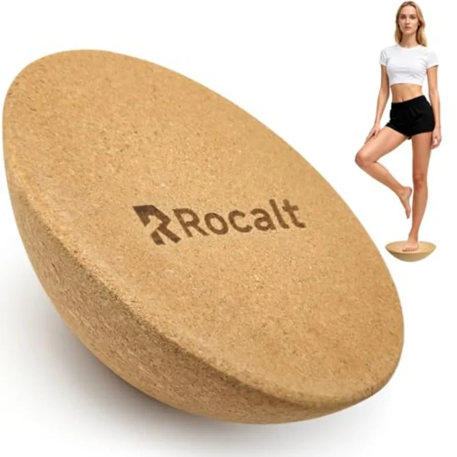 Half Ball Balance Trainer 11.8" Cork Wobble Balance Board and Surf Balance Board Accessory Anti-Slip Hemisphere Trainer for Cor
Half Ball Balance Trainer 11.8" Cork Wobble Balance Board and Surf Balance Board Accessory Anti-Slip Hemisphere Trainer for Cor