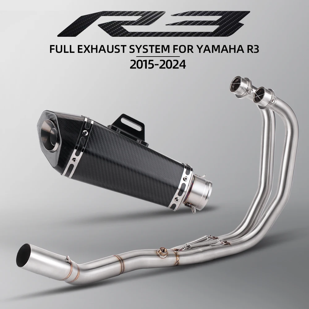 Мотоциклетная выхлопная система Escape Moto, полная система, передняя соединительная труба, карбоновый глушитель, без шнуровки для Yamaha YZF R3 R25 MT03 2015-2024
Мотоциклетная выхлопная система Escape Moto, полная система, передняя соединительная труба, карбоновый глушитель, без шнуровки для Yamaha YZF R3 R25 MT03 2015-2024