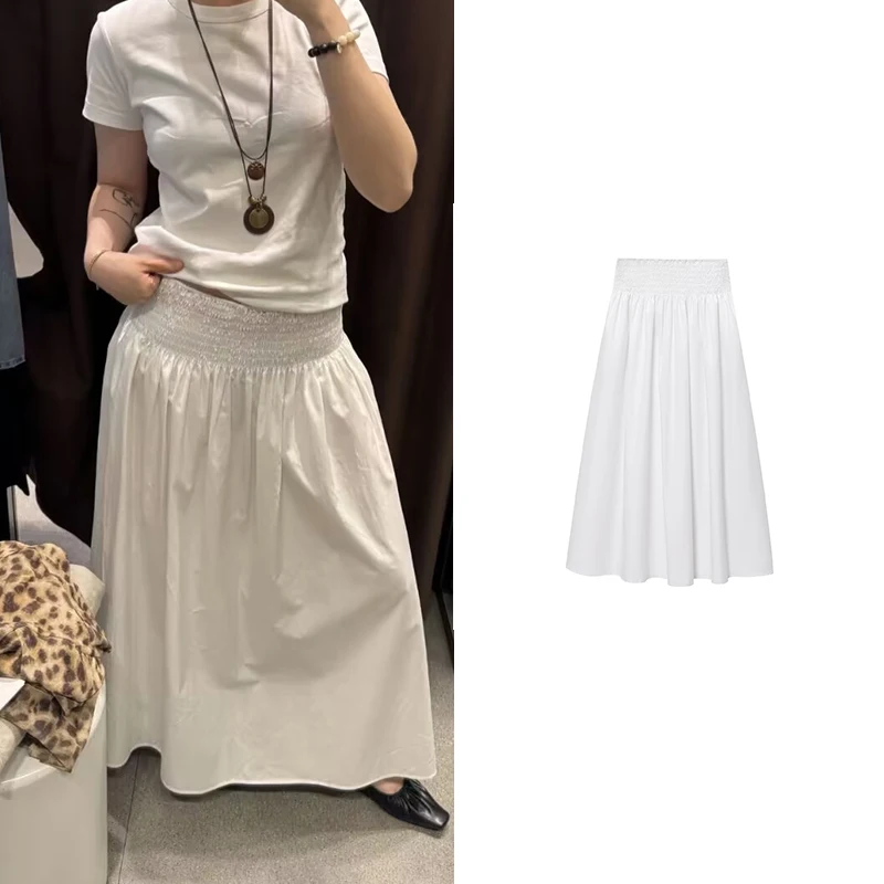 New Skirts Women's Summer Fashion Long Elastic Waist Elegant Women's Skirts Summer Chic Comfortable Youth Street Skirts
New Skirts Women's Summer Fashion Long Elastic Waist Elegant Women's Skirts Summer Chic Comfortable Youth Street Skirts