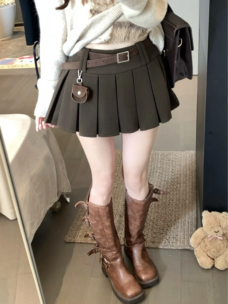 Новая женская плиссированная юбка макси с высокой талией, А-силуэт, в стиле ретро, для весны 2026 года, с эффектом похудения, в стиле Sweet & Spicy
Новая женская плиссированная юбка макси с высокой талией, А-силуэт, в стиле ретро, для весны 2026 года, с эффектом похудения, в стиле Sweet & Spicy