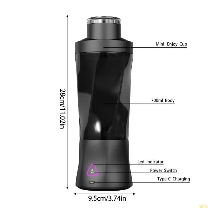 A0NC Travel Friendly Problys Maker 700 мл высокоскоростной моторный соковыжималка для протеиновых коктейлей
A0NC Travel Friendly Problys Maker 700 мл высокоскоростной моторный соковыжималка для протеиновых коктейлей