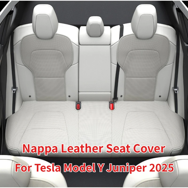 Кожаный чехол на сиденье Nappa для Tesla Model Y Juniper 2021, вентиляция и воздухопроницаемость, удобные аксессуары для автомобильных сидений
Кожаный чехол на сиденье Nappa для Tesla Model Y Juniper 2021, вентиляция и воздухопроницаемость, удобные аксессуары для автомобильных сидений
