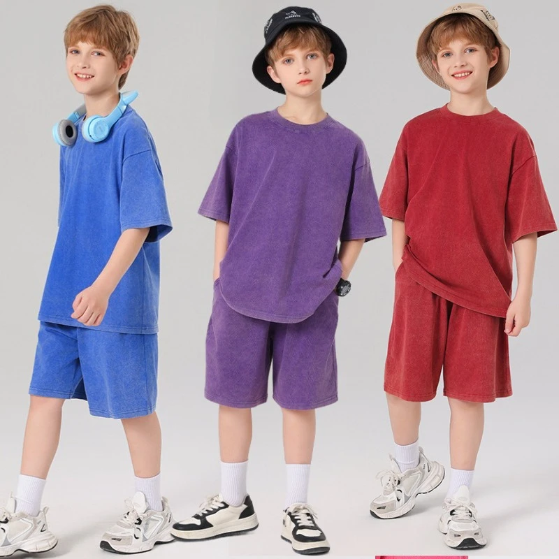 Kids' Athletic Outfit Casual Cotton T-Shirt Shorts 2pcs Summer Boys Girls Clothes Set Outdoor Breathable Sportswear for Children
Kids' Athletic Outfit Casual Cotton T-Shirt Shorts 2pcs Summer Boys Girls Clothes Set Outdoor Breathable Sportswear for Children