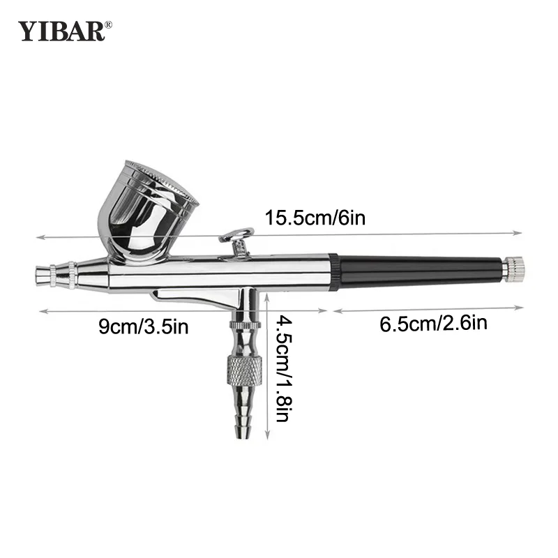 1pc Double Action Airbrush BD-130 Mounted 0.3mm Nozzle Paint Nail Makeup Paint Set Face Tattoo Art Beauty Inkjet Car Repair Tool
1pc Double Action Airbrush BD-130 Mounted 0.3mm Nozzle Paint Nail Makeup Paint Set Face Tattoo Art Beauty Inkjet Car Repair Tool