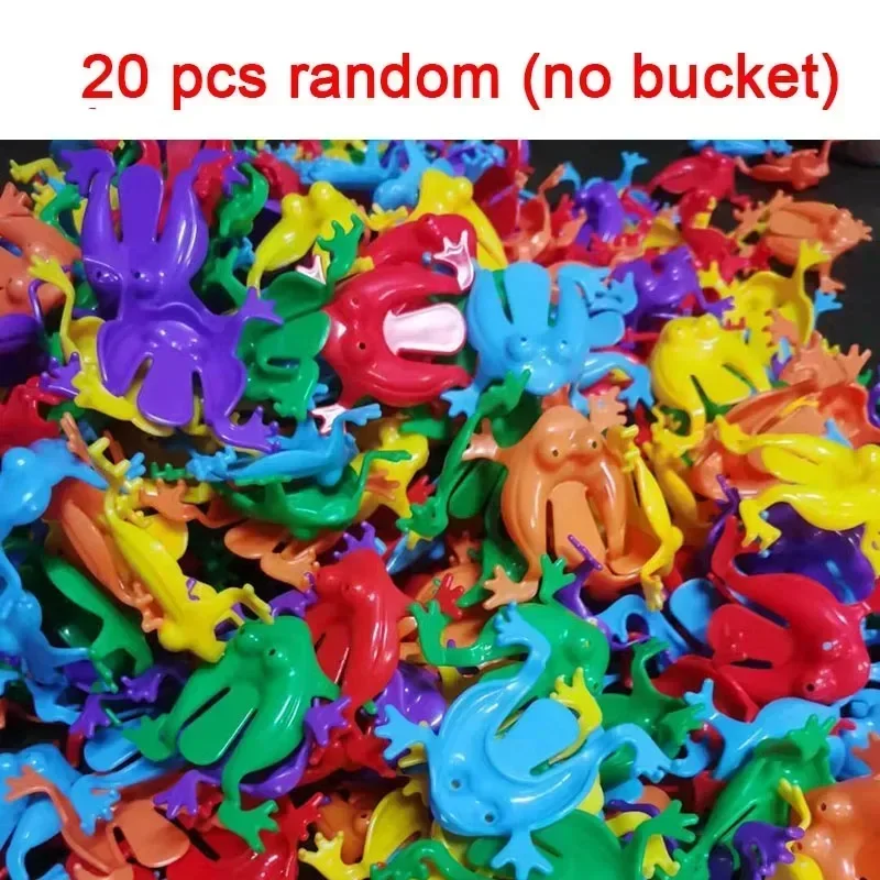 20 pcs Jumping Frog Bounce Toys for Kid Unique Mixed Stress Reliever Toys Perfect for Children's Birthday Gifts and Party Favors
20 pcs Jumping Frog Bounce Toys for Kid Unique Mixed Stress Reliever Toys Perfect for Children's Birthday Gifts and Party Favors