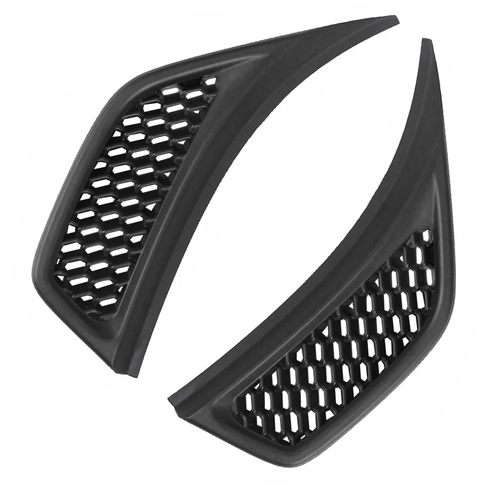 2 шт., переднее крыло автомобиля, боковое вентиляционное отверстие, внешний воздуховыпускной отверстие, сменная накладка для Jeep Wrangler JL JLU Gladiator JT 2018-2023
2 шт., переднее крыло автомобиля, боковое вентиляционное отверстие, внешний воздуховыпускной отверстие, сменная накладка для Jeep Wrangler JL JLU Gladiator JT 2018-2023