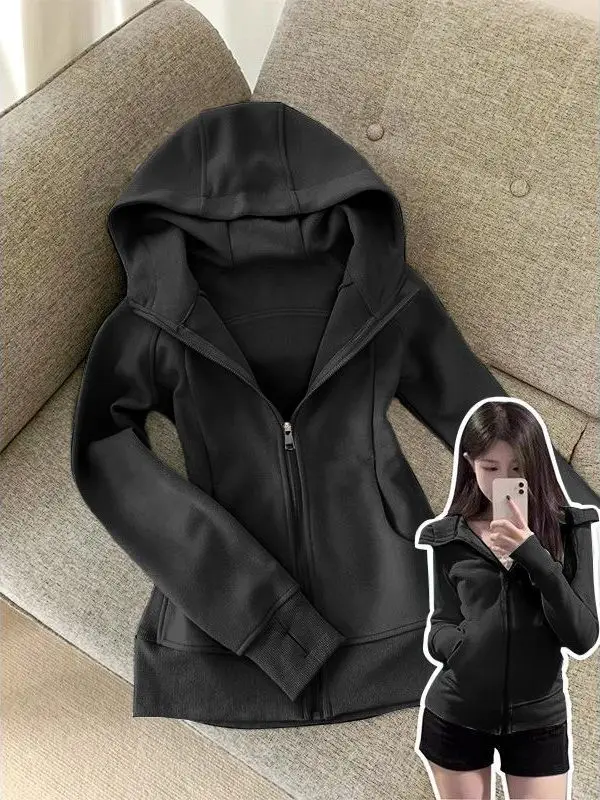 plus Size 300 Pounds Hoodie Women's Slim Fit Zipper Jacket Korean Style Casual Comfortable Breathable Autumn Winter Coat
plus Size 300 Pounds Hoodie Women's Slim Fit Zipper Jacket Korean Style Casual Comfortable Breathable Autumn Winter Coat
