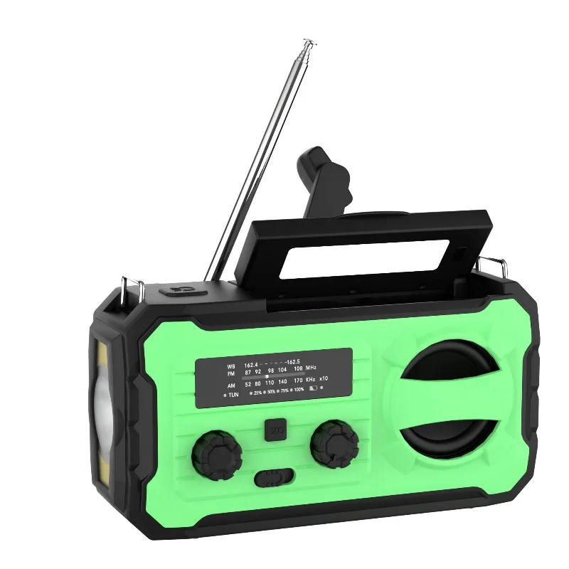 Hand charging Mobile phone Emergency radio Charging lighting Disaster prevention radio
Hand charging Mobile phone Emergency radio Charging lighting Disaster prevention radio