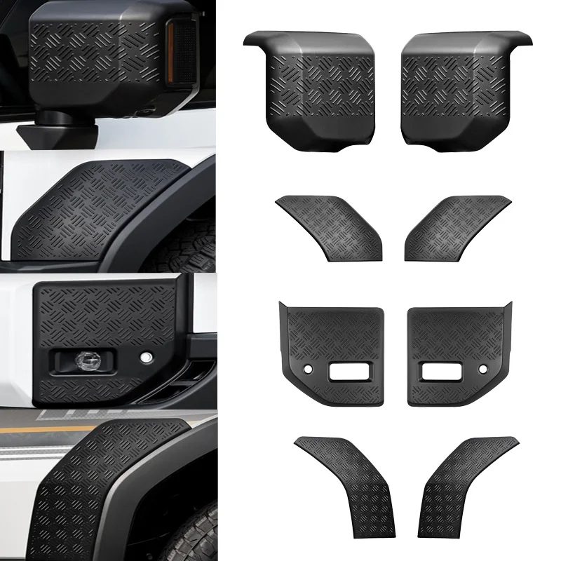 For Toyota Prado LC250 2024 2025 ABS Black Matte Koshino Scrubbing Protection Proof plate Foglight Cover Corner Anti-Kick Frame
For Toyota Prado LC250 2024 2025 ABS Black Matte Koshino Scrubbing Protection Proof plate Foglight Cover Corner Anti-Kick Frame