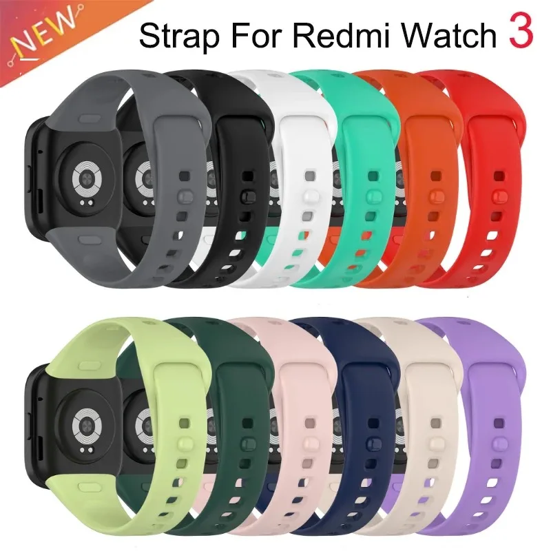 Ремешок силиконовый для Xiaomi Redmi Watch 3, сменный Браслет для часов Redmi Watch 3, аксессуары
Ремешок силиконовый для Xiaomi Redmi Watch 3, сменный Браслет для часов Redmi Watch 3, аксессуары