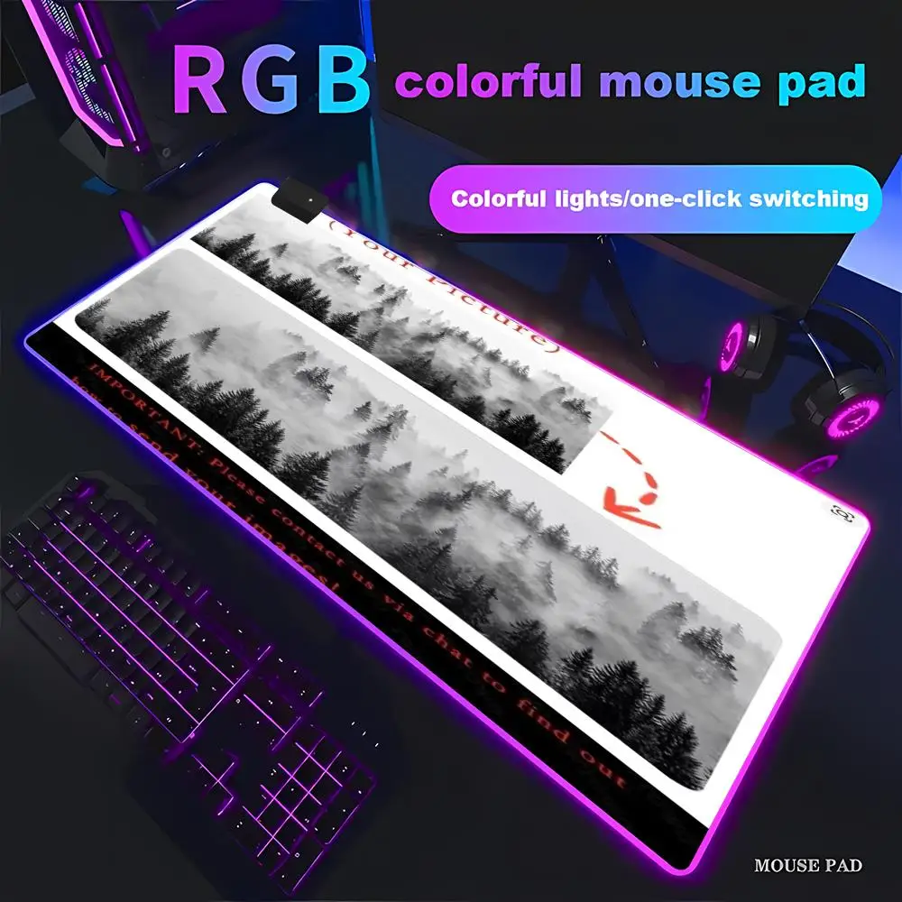 RGB Custom Print Mouse Pad Gaming Large HD Home Mousepad XL Desk Mats Diy Mouse Mat Anti Slip Natural Rubber Office PC Table Mat
RGB Custom Print Mouse Pad Gaming Large HD Home Mousepad XL Desk Mats Diy Mouse Mat Anti Slip Natural Rubber Office PC Table Mat