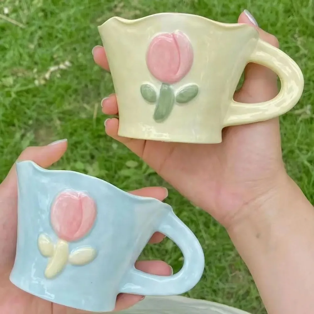 Flowers Water Cup Ceramic Mug Coffee Cups Girl Heart Pink Hand Painted Color Latte Art Drinkware Couples Pretty Cups Woman Gift
Flowers Water Cup Ceramic Mug Coffee Cups Girl Heart Pink Hand Painted Color Latte Art Drinkware Couples Pretty Cups Woman Gift