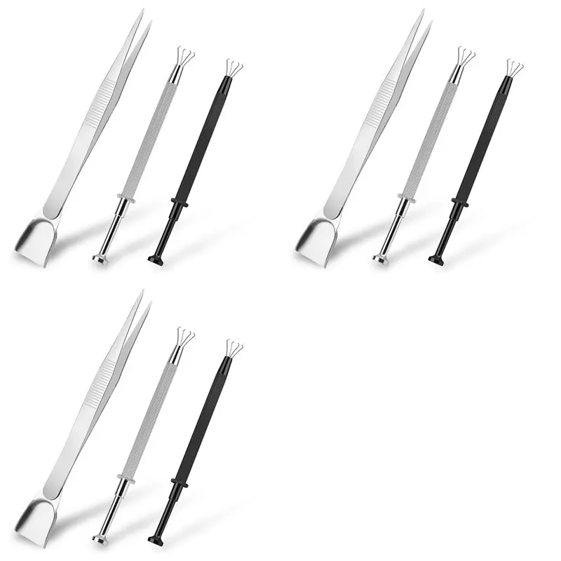 PERFECT MODERN 9Pcs Grabbers Tool Holder Set Jeweler's Pick Up Sprinkle Pen Jewelry Tweezers 4 Claw Piercing Ball For Tiny Objec
PERFECT MODERN 9Pcs Grabbers Tool Holder Set Jeweler's Pick Up Sprinkle Pen Jewelry Tweezers 4 Claw Piercing Ball For Tiny Objec