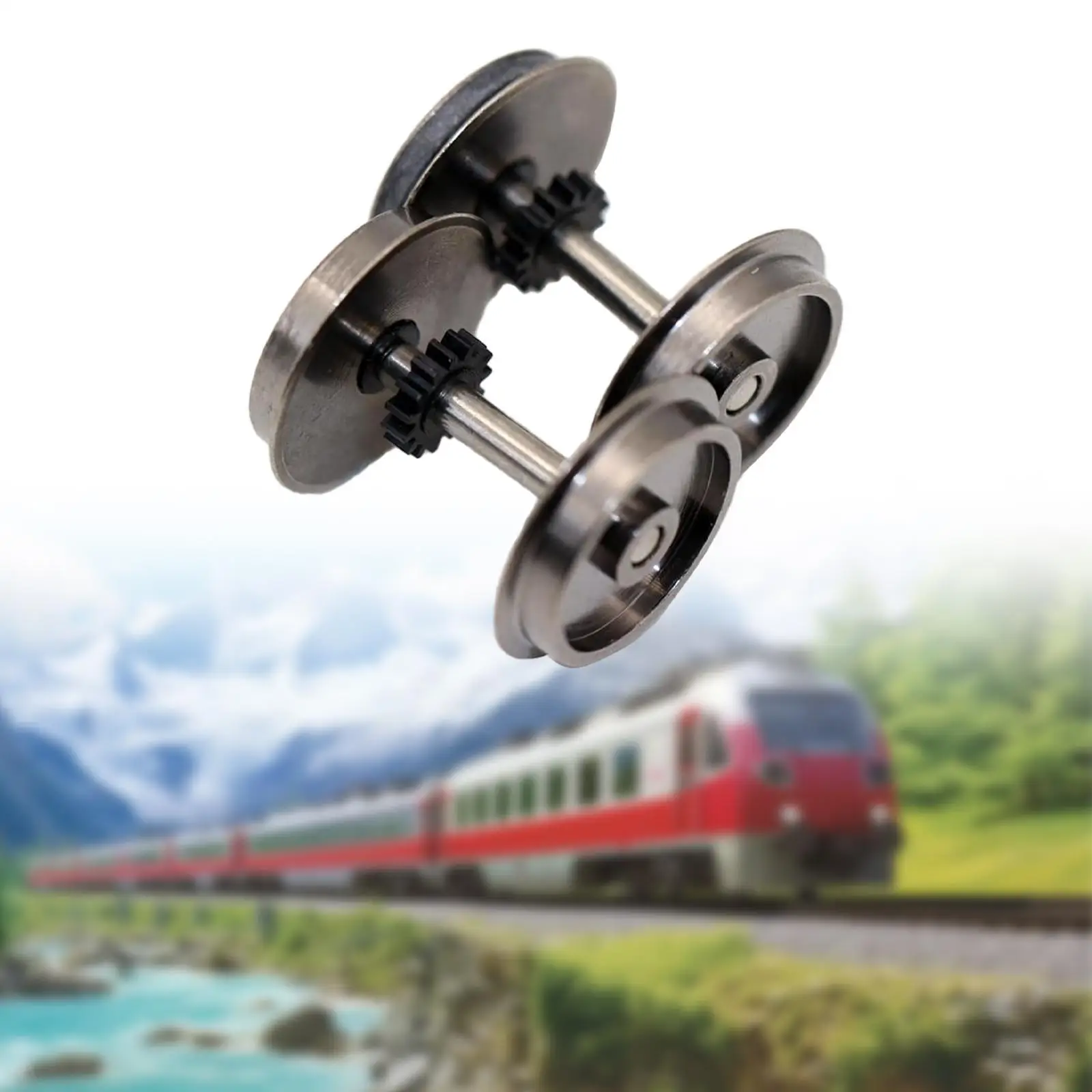 2 Metal Wheels Ho Trains Parts High Strength Spare Part HO Scale Wheel Hobby Train Accessory for 1/87 Model Train DIY Modified
2 Metal Wheels Ho Trains Parts High Strength Spare Part HO Scale Wheel Hobby Train Accessory for 1/87 Model Train DIY Modified