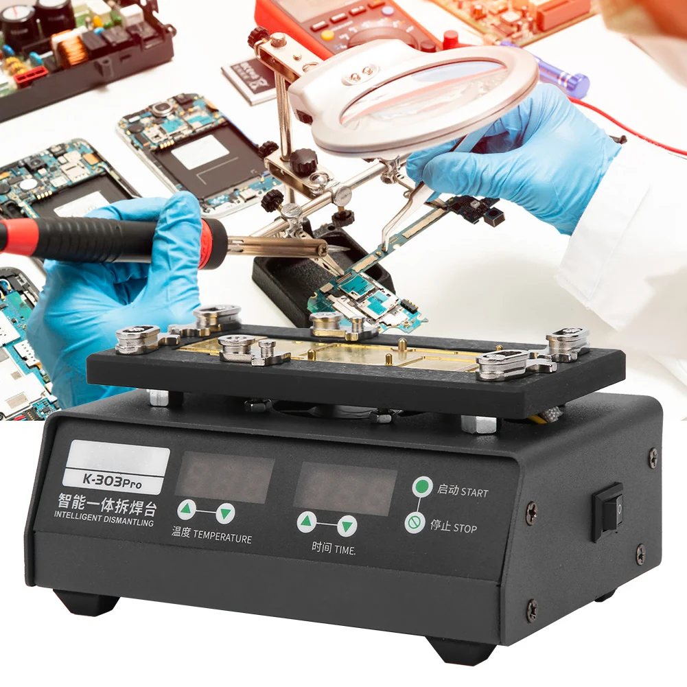 1PC Phone Desoldering Station Smart for Phone Motherboard Repair Tools 303pro AC Platform Heating Plate
1PC Phone Desoldering Station Smart for Phone Motherboard Repair Tools 303pro AC Platform Heating Plate