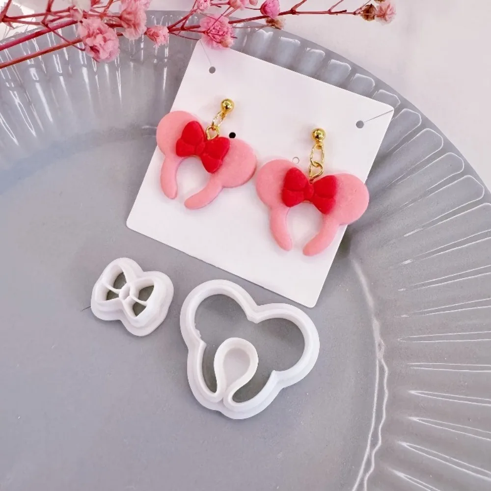 2Pcs Cute Minnie Mouse Head Bow Polymer Clay Cutters Set Cartoon Mouse Earring Molds for Polymer Clay DIY Jewelry Making Tools
2Pcs Cute Minnie Mouse Head Bow Polymer Clay Cutters Set Cartoon Mouse Earring Molds for Polymer Clay DIY Jewelry Making Tools