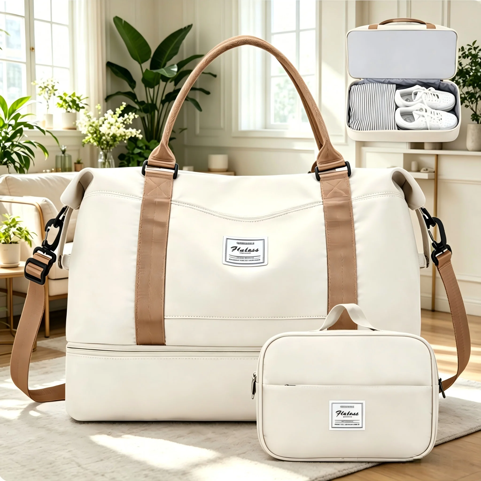 Travel Bag Women Sports Bag, Hand Luggage Weekender Backpack, Hospital Clinical Birth Bag For Women, Carry on Luggage,Makeup Bag
Travel Bag Women Sports Bag, Hand Luggage Weekender Backpack, Hospital Clinical Birth Bag For Women, Carry on Luggage,Makeup Bag
