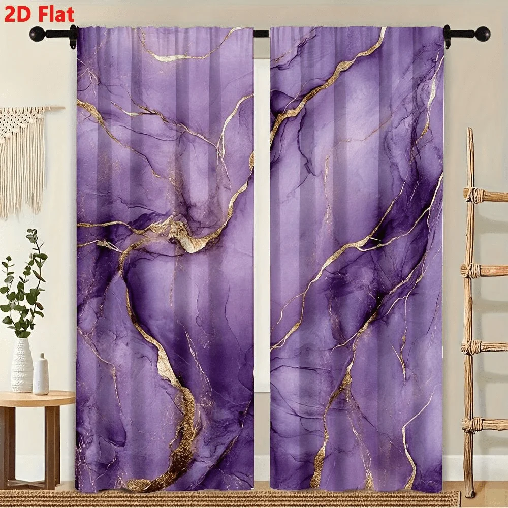 2Pcs Curtains Abstract Purple Gold Pattern Marble Pattern Window Drapes For Bedroom Room Decor Decoration Window Treatment.
2Pcs Curtains Abstract Purple Gold Pattern Marble Pattern Window Drapes For Bedroom Room Decor Decoration Window Treatment.