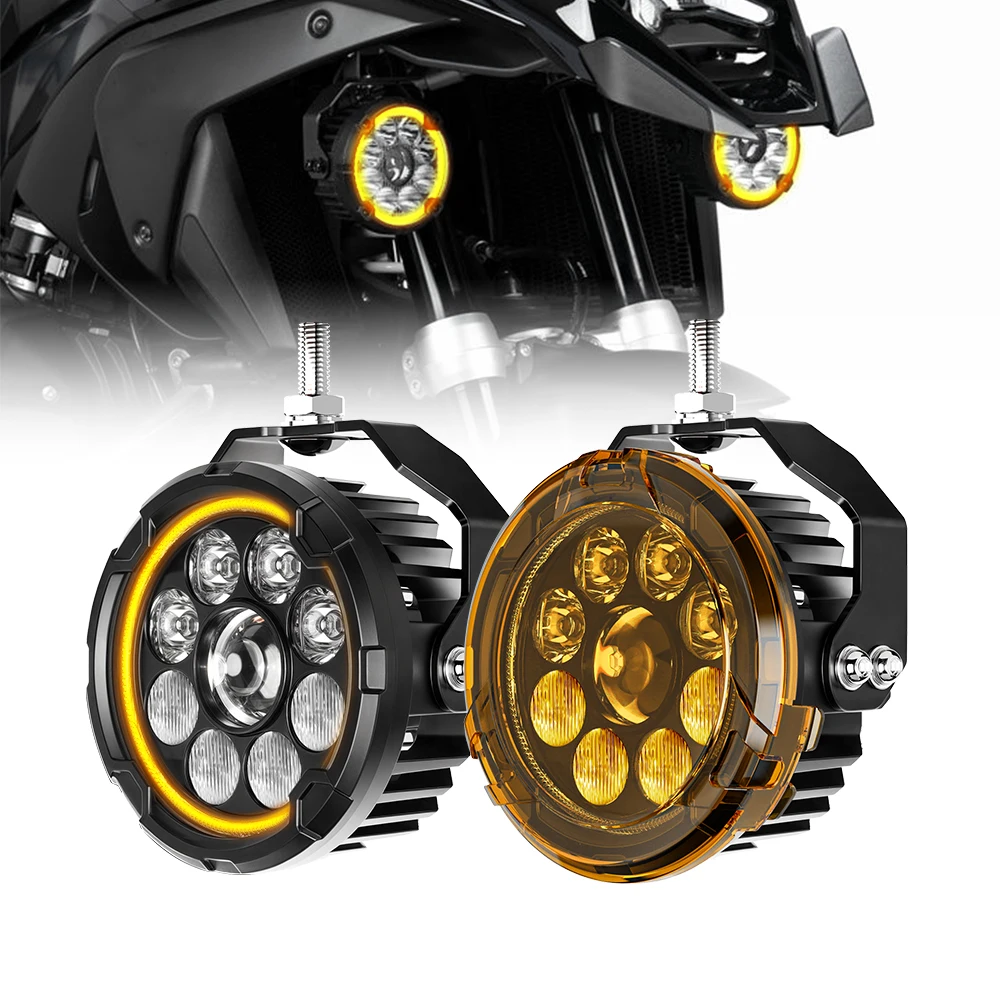 Hot selling:2025 New Motor Lights with High Low Beam Amber Yellow DRL ADV Enduro Street GR Motorcycle Aux External Spotlight for
Hot selling:2025 New Motor Lights with High Low Beam Amber Yellow DRL ADV Enduro Street GR Motorcycle Aux External Spotlight for