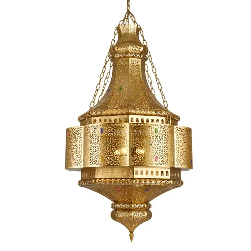 South East Asia Vintage Chandelier Thai Arabic Style Restaurant Clubhouse Bar Designer Art Deco Lighting
South East Asia Vintage Chandelier Thai Arabic Style Restaurant Clubhouse Bar Designer Art Deco Lighting