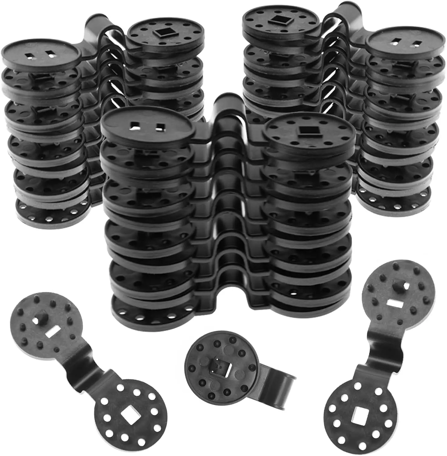 50Pcs Shade Cloth Clips - Black Round Plastic Sun Shade Clip,Shade Cloth Heavy Duty Lock Grip for Sun Shade Net,Gardening Shade Cloth,Anti Bird Netting Windproof Awning Clamp
50Pcs Shade Cloth Clips - Black Round Plastic Sun Shade Clip,Shade Cloth Heavy Duty Lock Grip for Sun Shade Net,Gardening Shade Cloth,Anti Bird Netting Windproof Awning Clamp