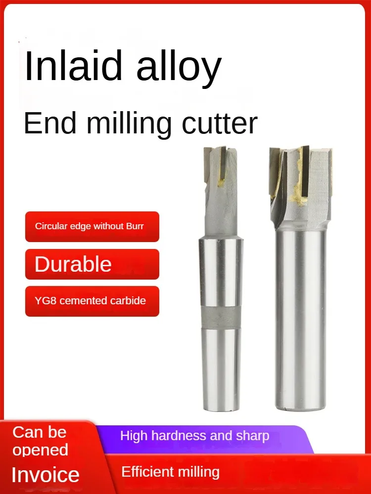 Inlaid alloy straight shank end mill 8 10 12 14 tapered shank end mill 18 20 25 30 40 50 60 welded tungsten steel cutting head
Inlaid alloy straight shank end mill 8 10 12 14 tapered shank end mill 18 20 25 30 40 50 60 welded tungsten steel cutting head