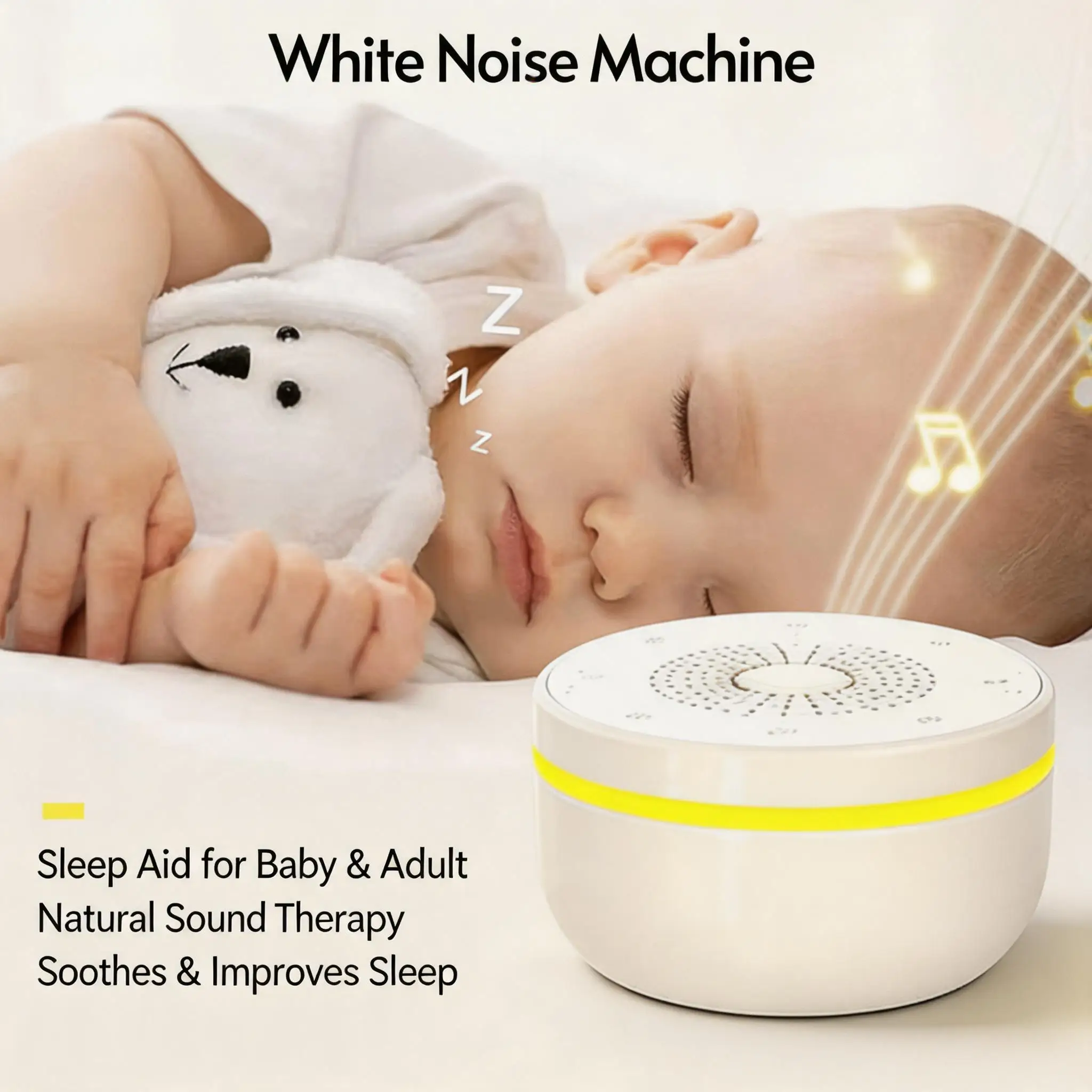 Home Elderly Baby Rechargeable White Noise Baby Sleep Sound Player Night Light Timer Timed Shutdown Sleep Machine Noise Player
Home Elderly Baby Rechargeable White Noise Baby Sleep Sound Player Night Light Timer Timed Shutdown Sleep Machine Noise Player
