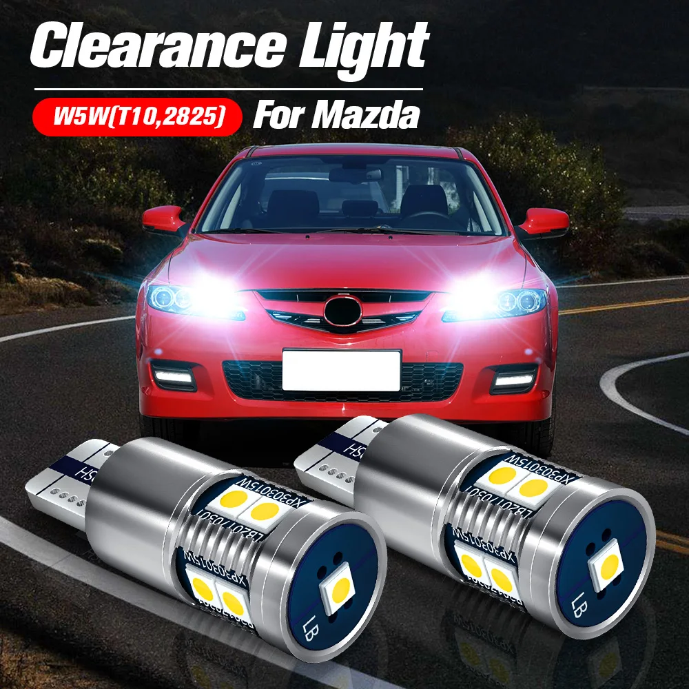 2 шт., светодиодные лампы W5W T10 Canbus для Mazda 2 DY DE DH 3 BK BL BM BN 5 6 GG GH GJ
2 шт., светодиодные лампы W5W T10 Canbus для Mazda 2 DY DE DH 3 BK BL BM BN 5 6 GG GH GJ