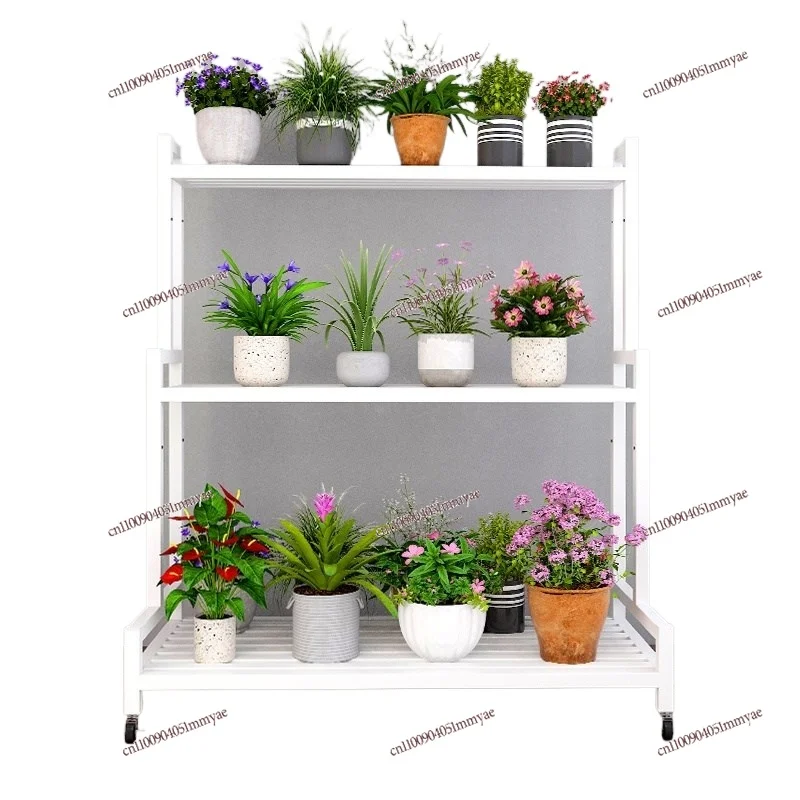 Movable with Wheel Rack Living Room Floor-to-ceiling Wrought Iron Multi-layer Flower Rack
Movable with Wheel Rack Living Room Floor-to-ceiling Wrought Iron Multi-layer Flower Rack