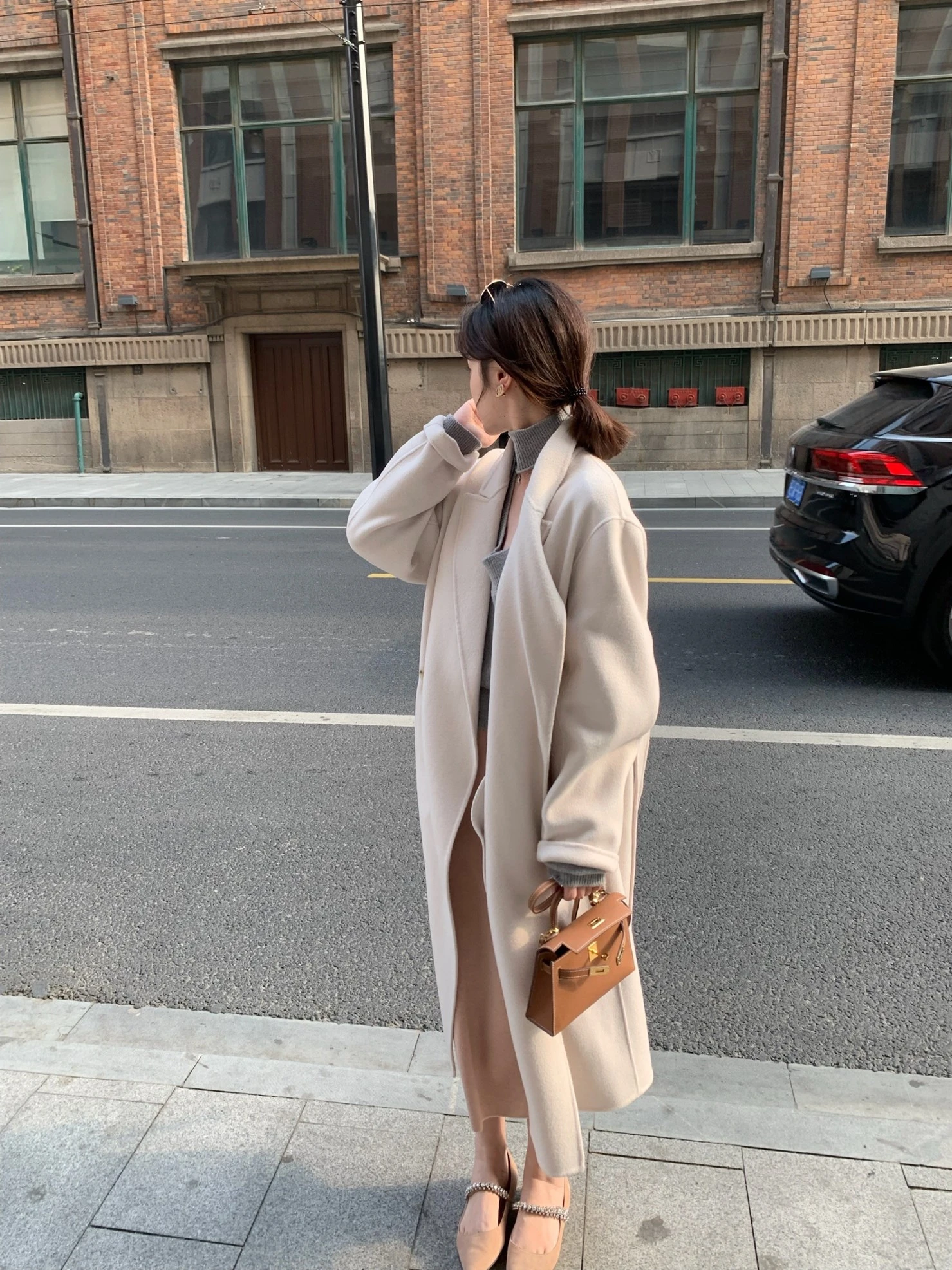 Elegant Pearl Grey White Woolen Coat Long Autumn Winter Outerwear JAM Commute Style Single Button Pocket Pure Color Coat
Elegant Pearl Grey White Woolen Coat Long Autumn Winter Outerwear JAM Commute Style Single Button Pocket Pure Color Coat
