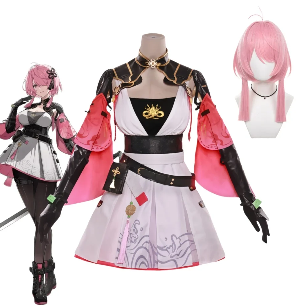 Wuthering Waves Taoqi Cosplay Costume Pink Wig Game Taoqi Dress Halloween Christmas Costume Female Party Comic Con Outfits
Wuthering Waves Taoqi Cosplay Costume Pink Wig Game Taoqi Dress Halloween Christmas Costume Female Party Comic Con Outfits