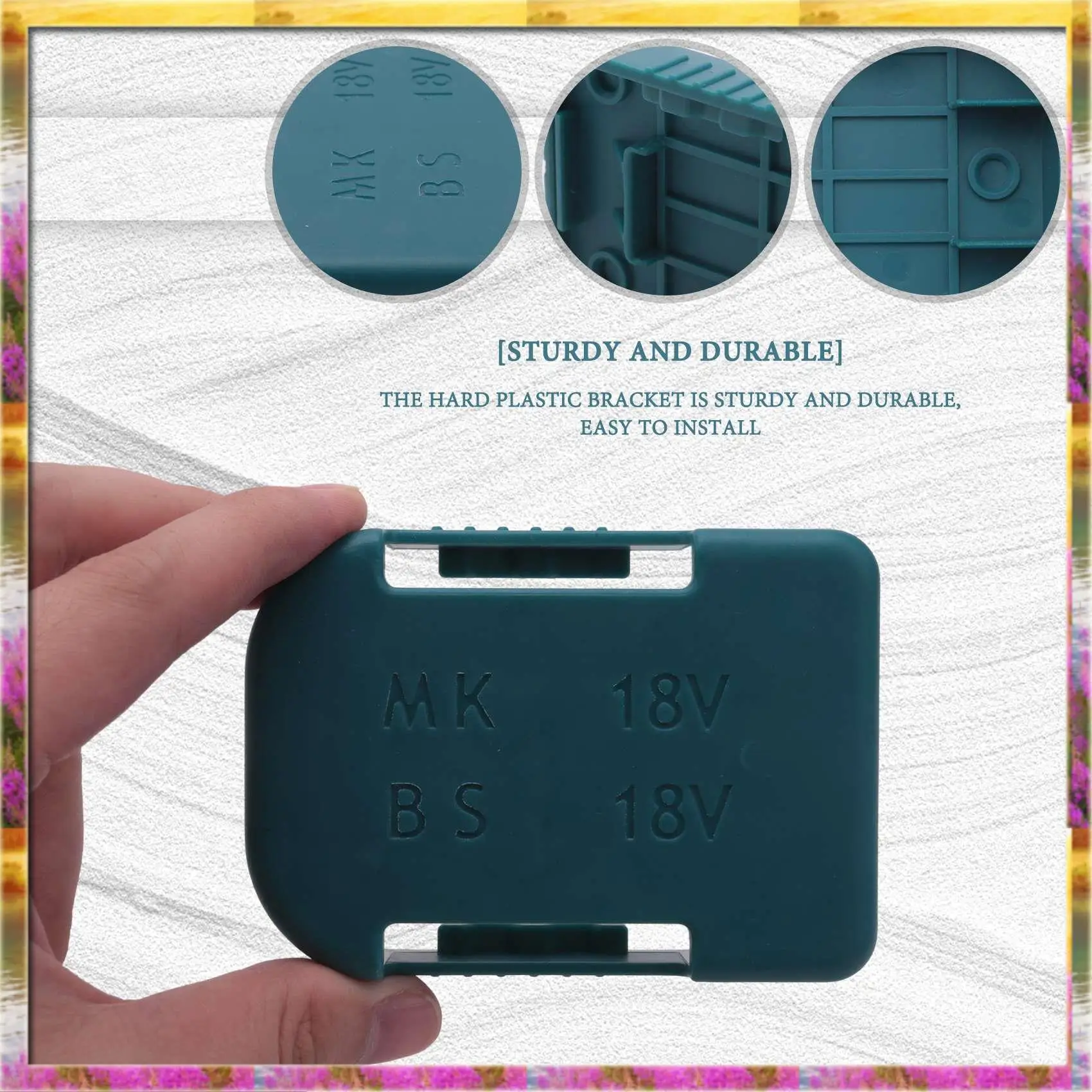 Aug. 5Pcs Battery Storage Rack Holder Case For 18V Fixing Devices
Aug. 5Pcs Battery Storage Rack Holder Case For 18V Fixing Devices