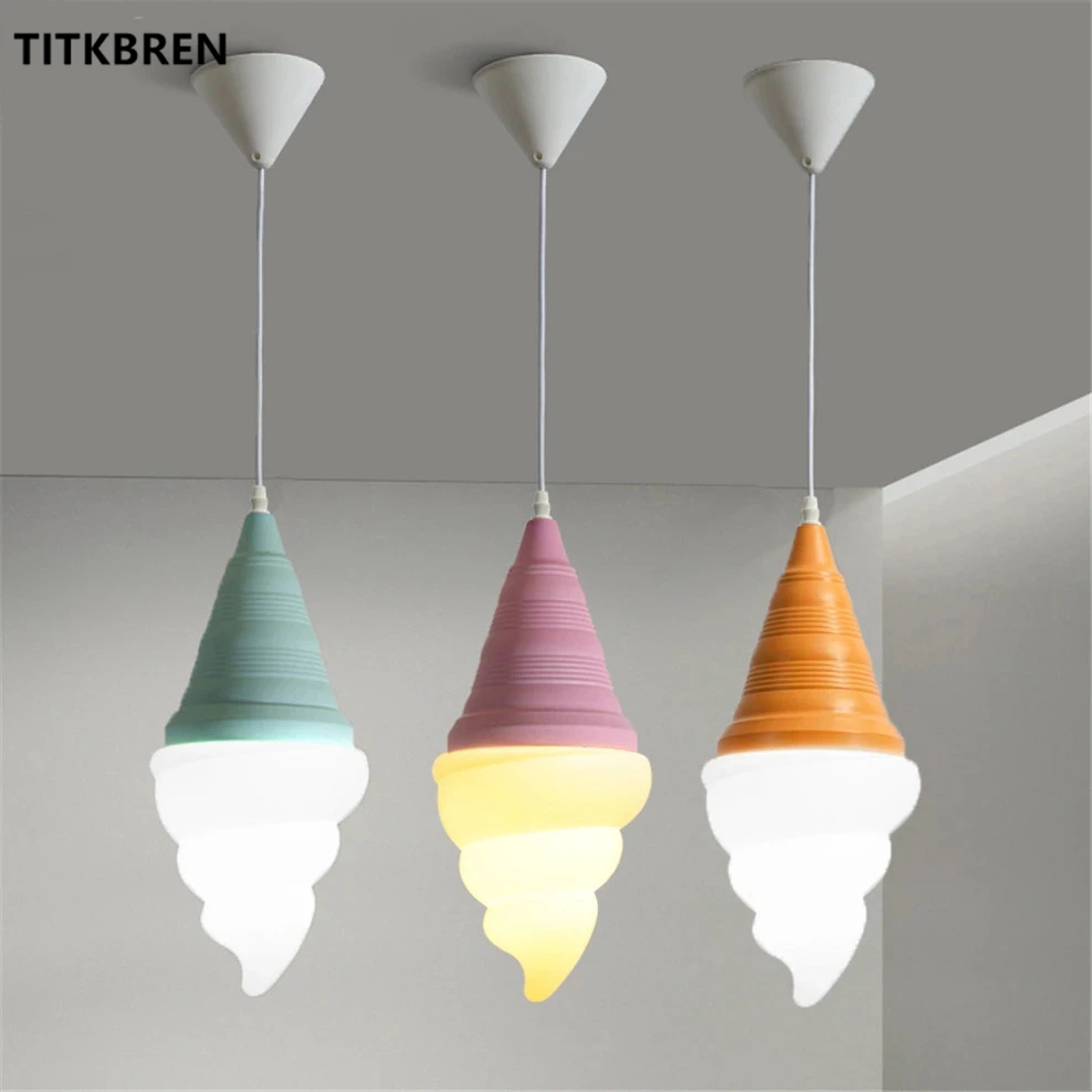Dessert Shop Ice Cream Cones Pendant Lights Creative Children Bedroom Bedside Hanging Lamp Kids Room Fixture Suspension Lighting
Dessert Shop Ice Cream Cones Pendant Lights Creative Children Bedroom Bedside Hanging Lamp Kids Room Fixture Suspension Lighting