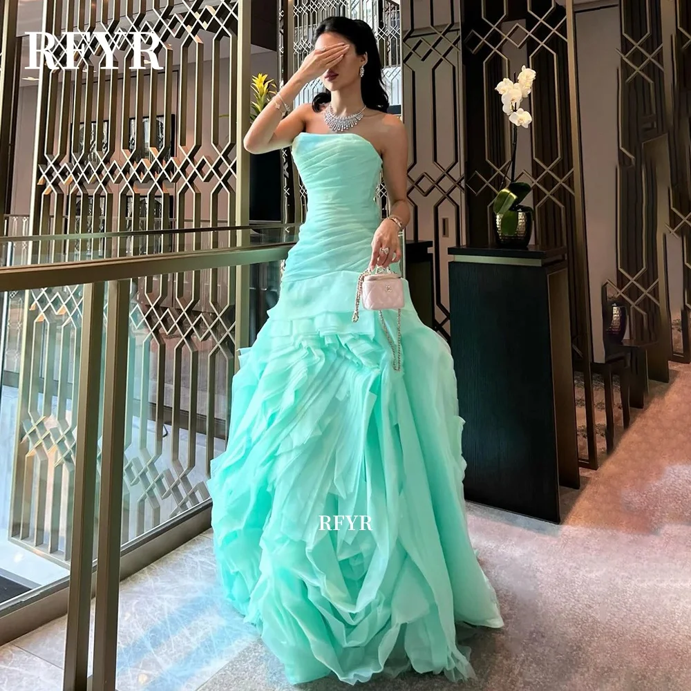 RFYR A Line Party Dress Strapless Evening Gowns Tiered Layers Prom Gowns for Women Gala vestidos de fiesta Customized
RFYR A Line Party Dress Strapless Evening Gowns Tiered Layers Prom Gowns for Women Gala vestidos de fiesta Customized